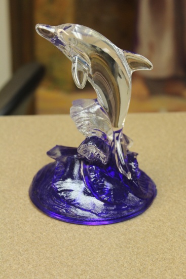 Art Glass Dolphin