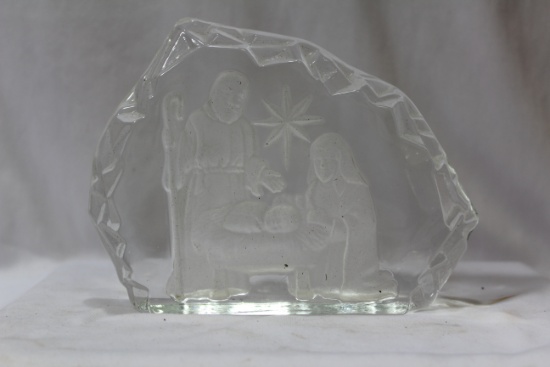 A Glass Plaque