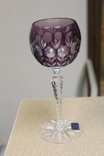 Godinger Cut Glass Goblet