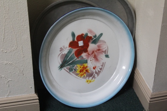 Vintage Chinese Enamel Tray