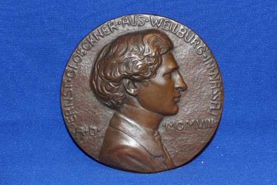 Ernst Gloeckner Bronze Plaque