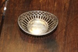 A Small Sterling Reticulated Bowl