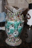 Majolica Style Vase