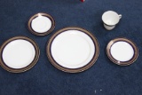 A Noritake Set of Plates Cup and Saucer
