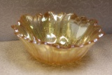 Carnival glass bowl