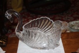 Swan Glass Bowl