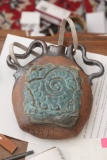 Signed Art Pottery of a Canteen