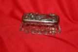 An Ornate Glass Container