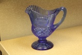 Cobalt Blue Glass Creamer
