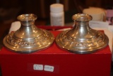 Pair of Sterling Candle Holders