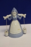 Ceramic Girl with Barrels