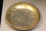 Heavy Brass or Bronze Ashtray