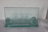 A Signed Glass Panel