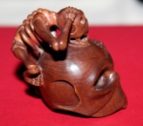Antique Japanese Boxwood Netsuke