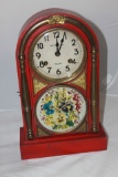 Antique Chinese Marriage Clock Working Condition