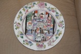 Chinese Signed Famille Rose Plate