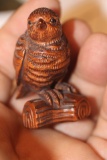 Signed Japanese Wooden Netsuke