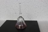 A Facet Cut Glass Bell