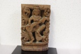 An Oriental Wooden Plaque