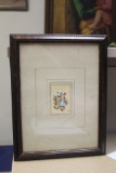 Islamic Pastel Painting on Bone