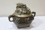 A Signed Chinese Bronze Censor