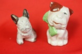 Lot of Two Miniature Dogs