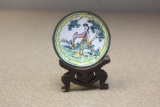 Chinese Enamel Small Plate