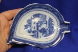 A Mottahedeh Leaf Form Ashtray