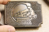 Locomotive Design Belt Buckle