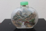 A Large Vintage Chinese Snuff Bottle