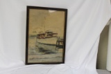 A Signed Watercolour