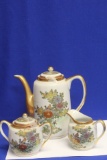 Set of 3 Kutani Tea Set