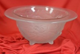 A Frost Glass Nude Bowl