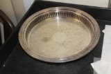 Reticulated Silverplate Tray