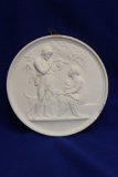 A B&G Royal Copenhagen Bisque Plaque