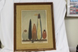 A Retro Oil on Board Painting