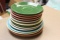 Lot of 12 Fiesta Ware Plates and Saucers