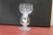 A Bimini Rooster Glass Goblet