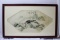 A Chinese Watercolor Painting on Fan Shape Paper