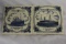 Lot of Two Delft Tile Coasters