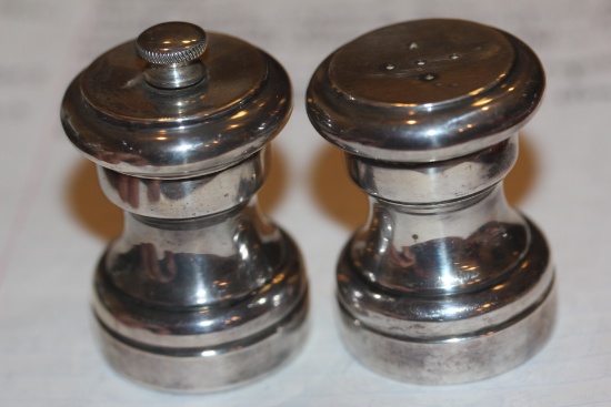 Pair of Tiffany and Co. Sterling Salt and Pepper Shakers