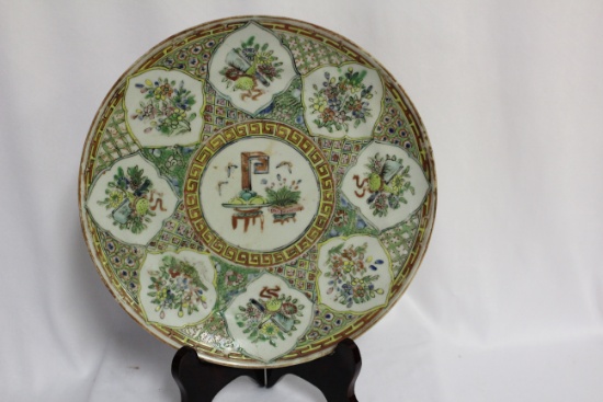A Rare Chinese Famille Rose Plate
