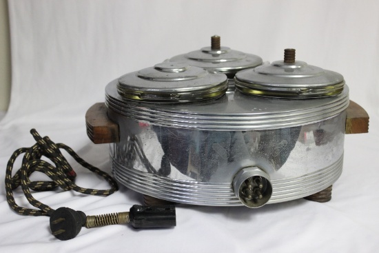 A Retro Crock Pot or Food Warmer