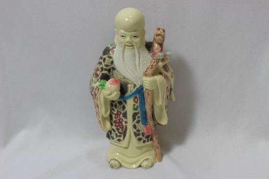 A Well Carved Chinese Resin Sage