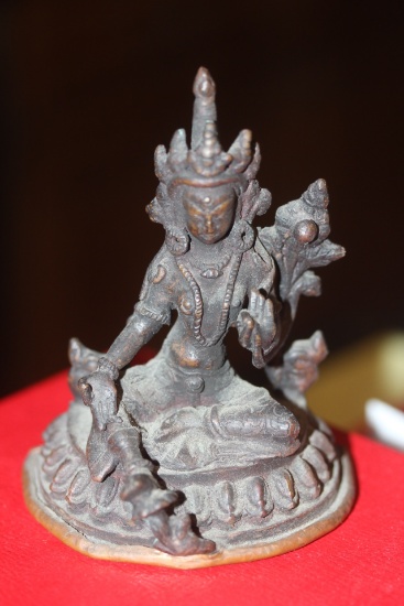 Sino Tibetan Bronze God