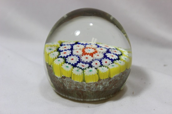 Millifiori Artglass Paperweight