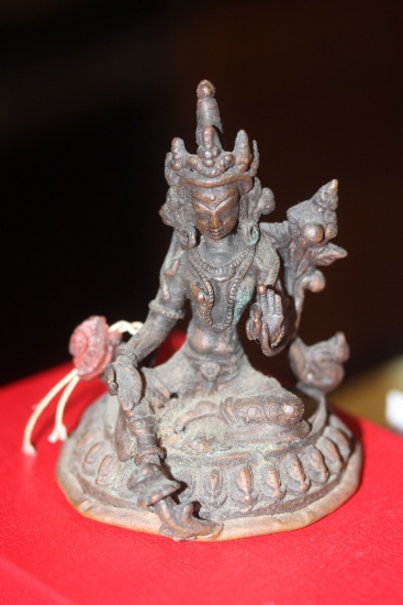 Sino Tibetan Bronze God