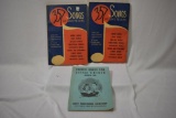 Lot of 3 Song Books