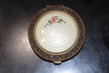 Art Deco Period Enamel Guilloche Compact