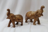 Lot of 2 Elephants